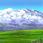 パソコンで水彩画